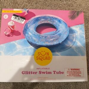 Sun Squad Glitter Swim Tube - Blue
